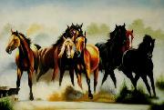 unknow artist Horses 045 oil painting on canvas